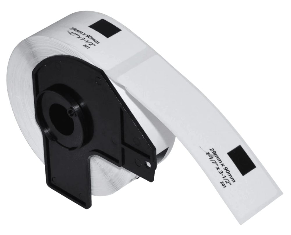 Brother DK11201 Hvid 29 x 90 mm, 400 stk. adresseetiket - Kompatibel