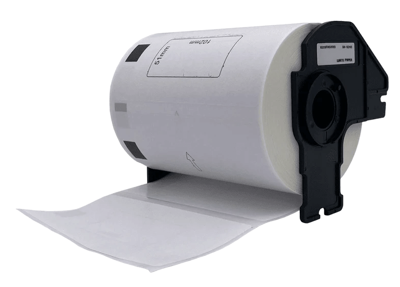 Brother DK11240 Hvid 102 x 50mm, 600 stk. adresseetiket - Kompatibel