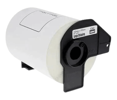 Brother DK11241 Hvid 102 x 152 mm, 200 stk. adresseetiket - Kompatibel