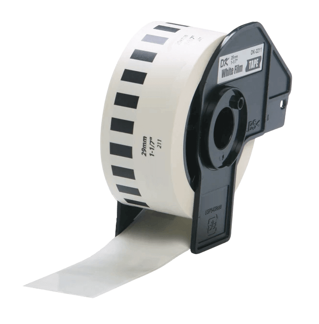 Brother DK22211 Hvid 29mm x 15,24m adresseetiket - Kompatibel