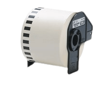 Brother DK44205 Sort tekst / Hvid tape 62 mm x 30 m tape - Kompatibel