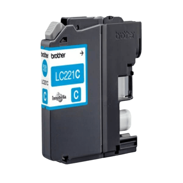 Brother LC221C cyan blækpatron - Original