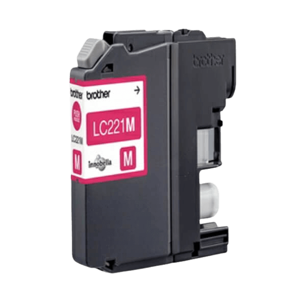 Brother LC221M magenta blækpatron - Original