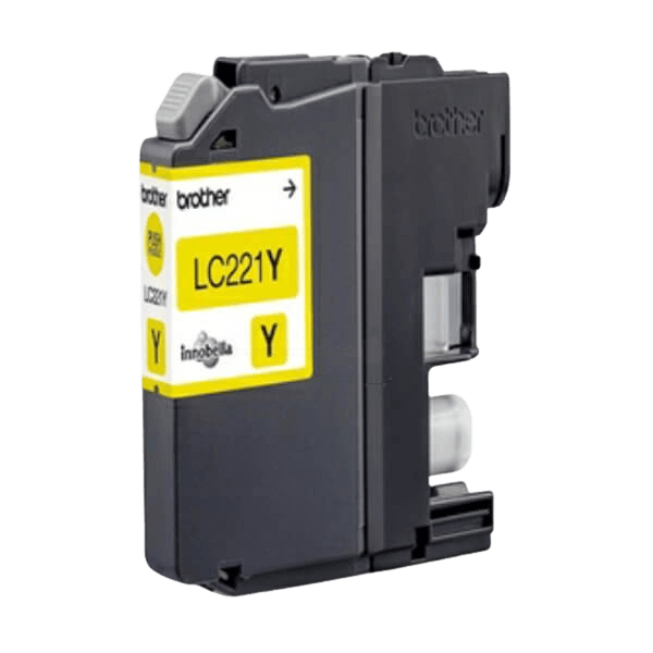 Brother LC221Y gul blækpatron - Original