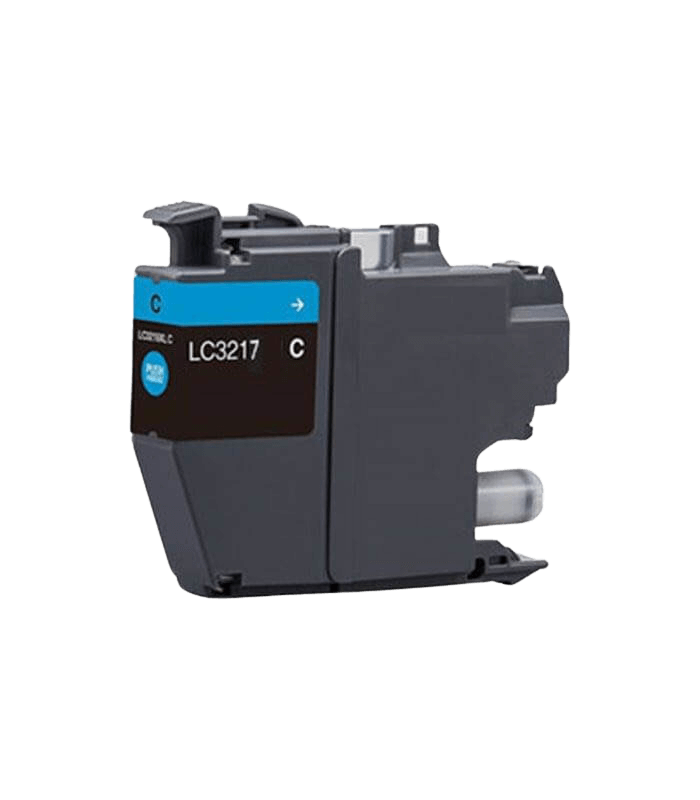 Brother LC3217C cyan blækpatron - Kompatibel