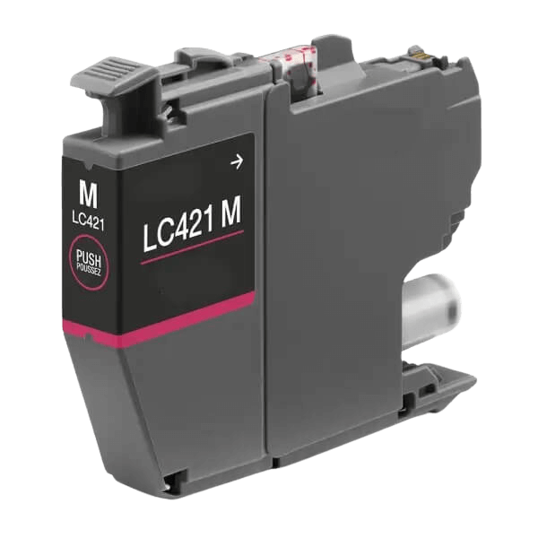 Brother LC421M magenta blækpatron - Kompatibel