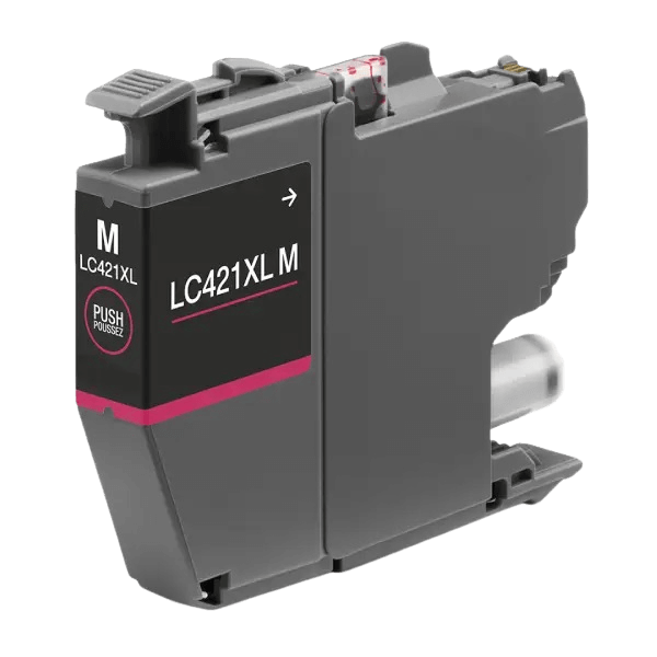 Brother LC421XLM magenta XL blækpatron - Kompatibel