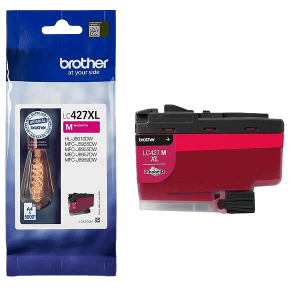 Brother LC427XLM magenta XL blækpatron - Original