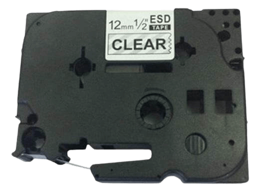 Brother TZe131 Sort tekst / Klar tape 12 mm x 8 m tape - Kompatibel