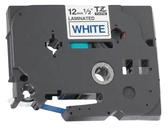 Brother TZe233 Blå tekst / Hvid tape 12 mm x 8 m tape - Kompatibel