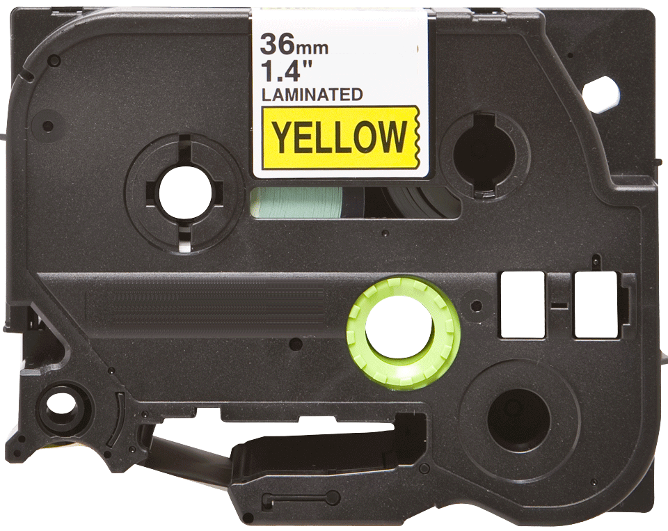 Brother TZE661 Sort tekst / Gul tape 36 mm x 8 m tape - Kompatibel