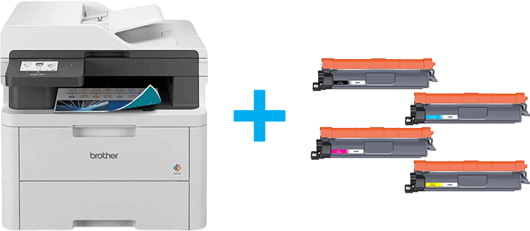 Brother DCP-L3560CDW + TN248xl toner