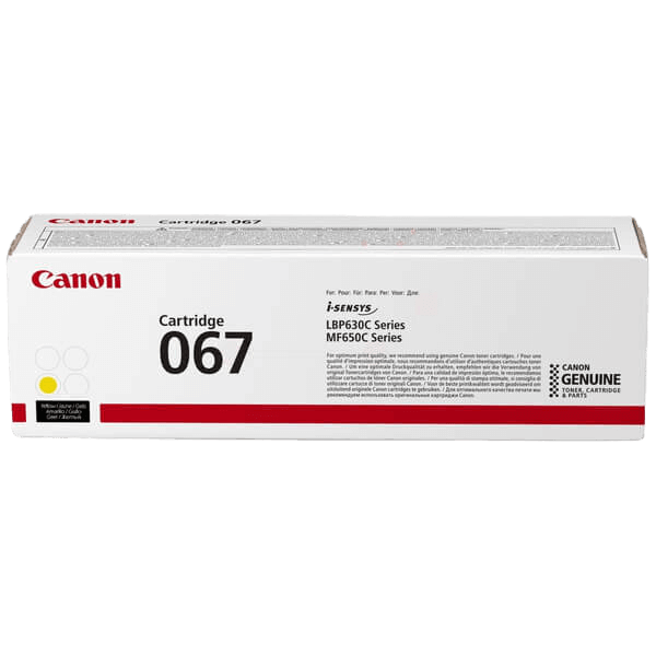 Canon 067 / 5099C002 gul toner - Original