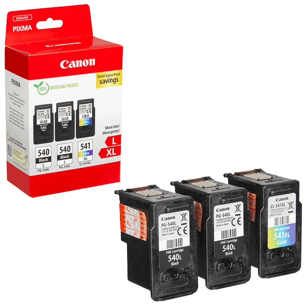 Canon 2x PG-540L + CL-541XL / 5224B017 XL rabatpakke - Original