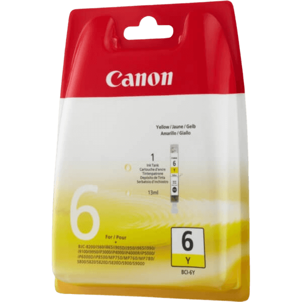Canon BCI-6Y / 4708A002 gul blækpatron - Original