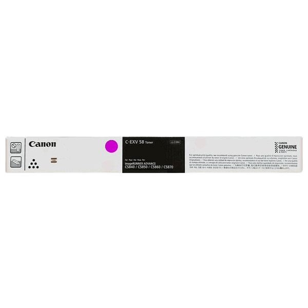 Canon C-EXV58 M / 3765C002 magenta XL toner - Original
