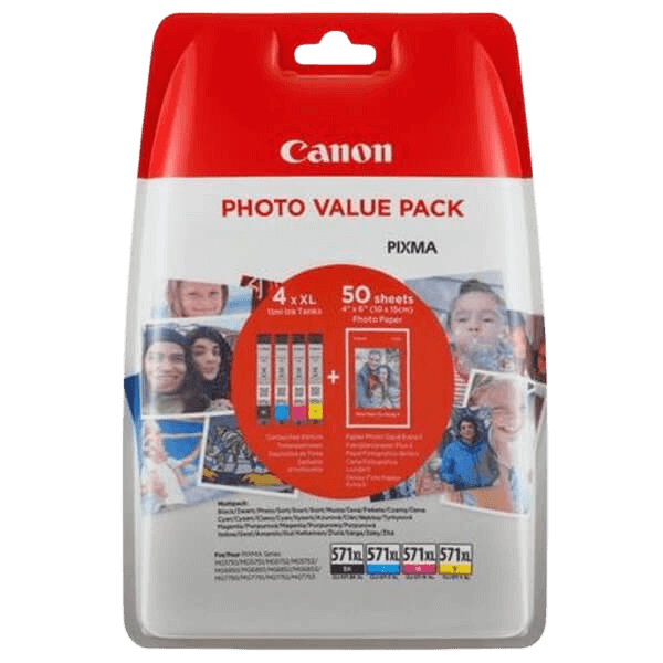 Canon CLI-571XL / 0332C005 XL rabatpakke - Original