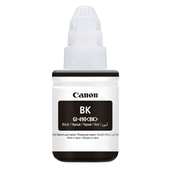 Canon GI-490BK / 0663C001 sort Blæk refill - Original