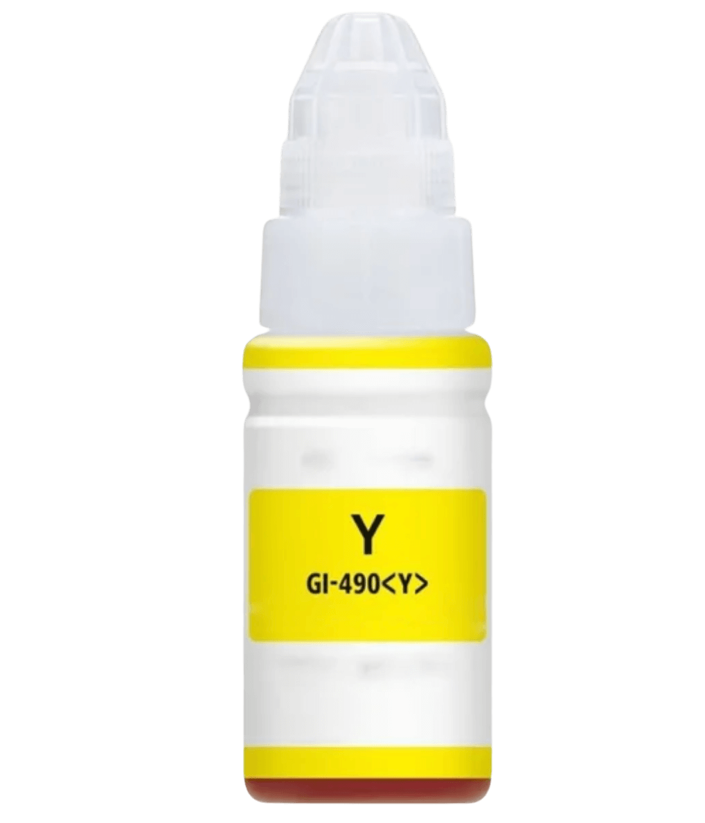 Canon GI-490Y / 0666C001 gul Blæk refill - Kompatibel