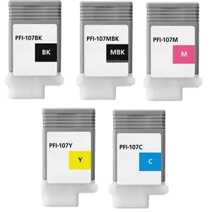 Canon PFI-107 "Vælg selv" rabatpakke - Kompatibel