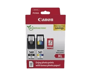 Canon PG-545XL + CL-546XL + Papir / 8286B011 XL rabatpakke - Original