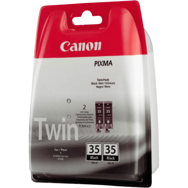 Canon PGI-35BK / 1509B012 sort twin pack blækpatron - Original