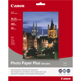 Canon SG-201 / 1686B018 - Semi Glossy Fotopapir 20 x 25