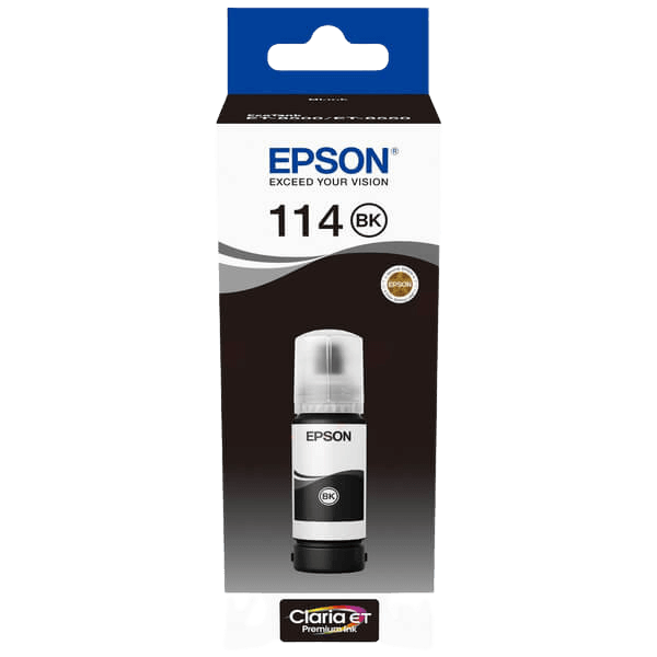 Epson 114 / C13T07A140 sort Blæk refill - Original