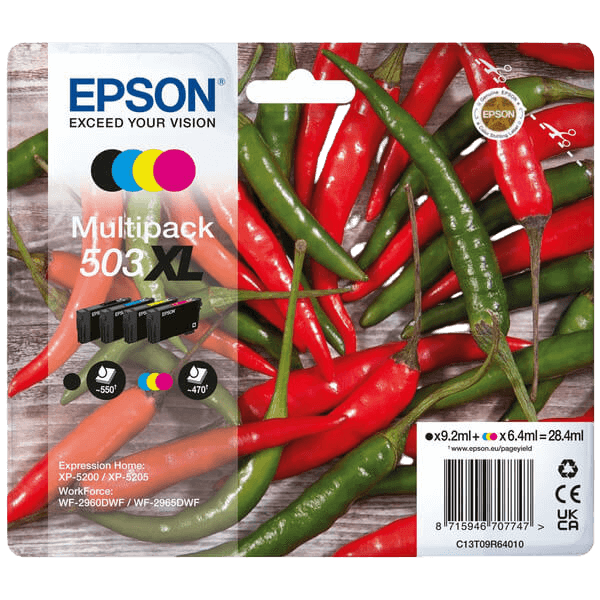 Epson 503XL / C13T09R64010 XL rabatpakke - Original