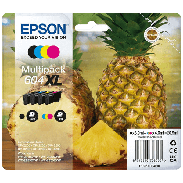 Epson 604XL / C13T10H64010 XL rabatpakke - Original