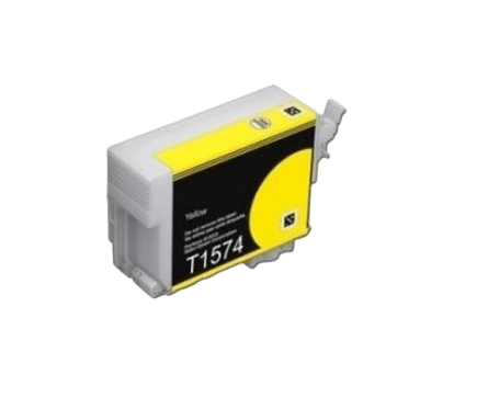 Epson T1574 / C13T15744010 gul blækpatron - Kompatibel