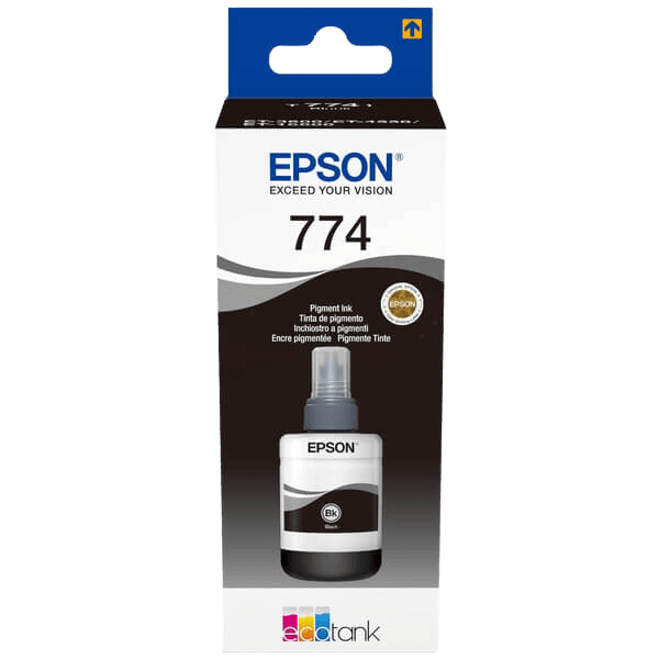 Epson T7741 / C13T774140 sort Blæk refill - Original