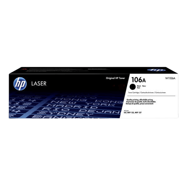 HP 106A / W1106A sort toner - Original