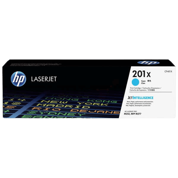 HP 201X / CF401X cyan XL toner - Original
