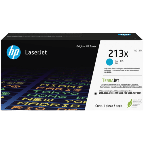 HP 213X / W2131X cyan XL toner - Original