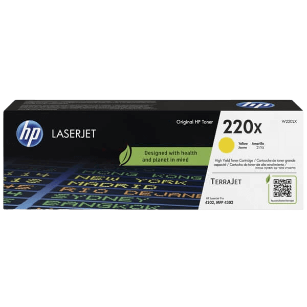 HP 220X / W2202X gul XL toner - Original