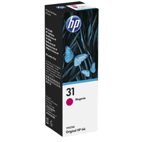 HP 31 / 1VU27AE magenta Blæk refill - Original