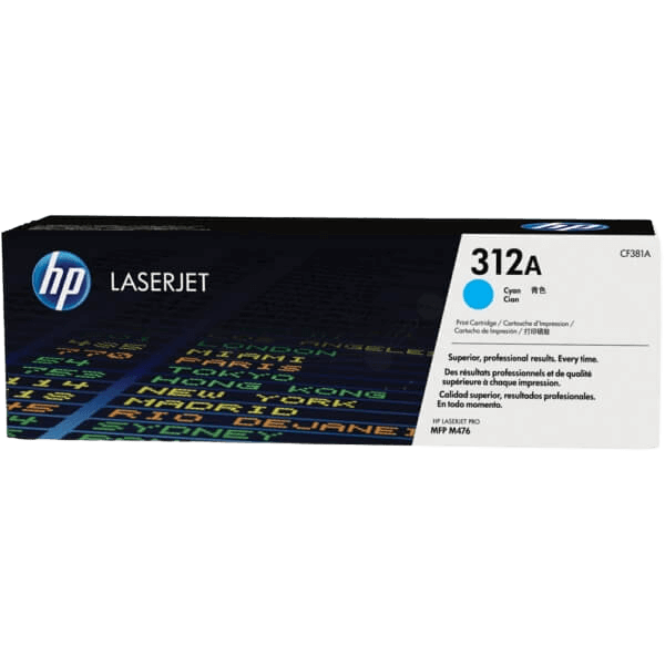 HP 312A / CF381A cyan toner - Original