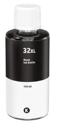 Kompatibel HP 32XL / 1VV24AE sort Blæk refill