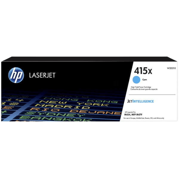 HP 415X / W2031X cyan XL toner - Original