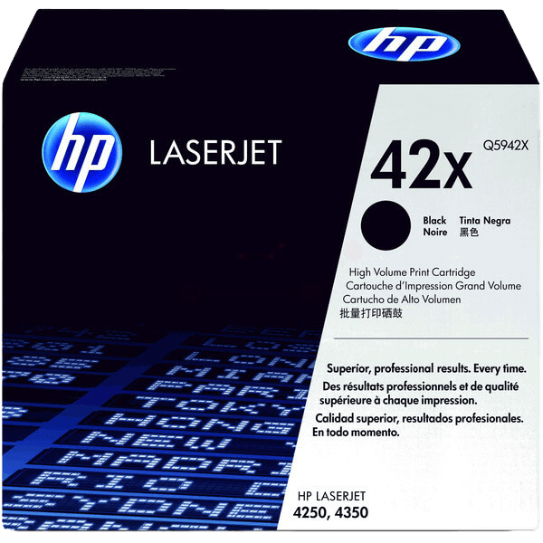 HP 42X / Q5942X sort XL toner - Original