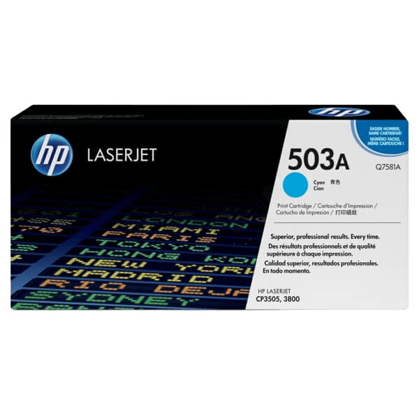 HP 503A / Q7581A cyan toner - Original