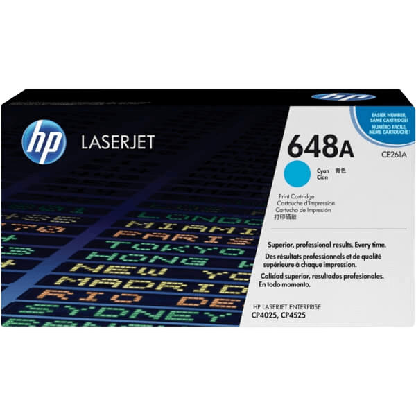 HP 648A / CE261A cyan toner - Original