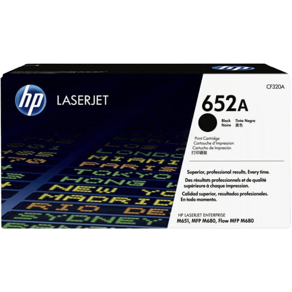 HP 652A / CF320A sort toner - Original