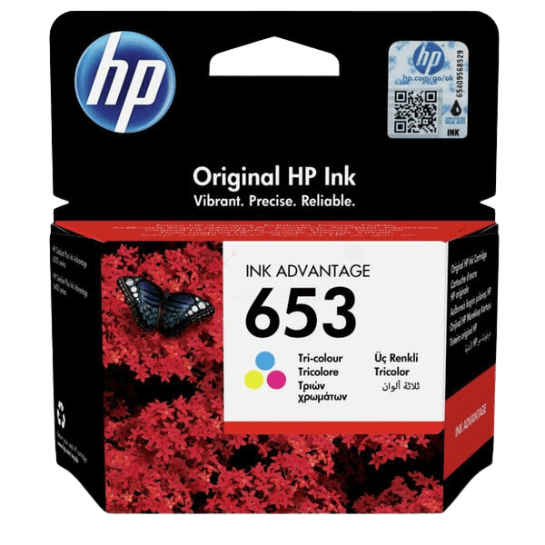 HP 653 / 3YM74AE CMY blækpatron - Original