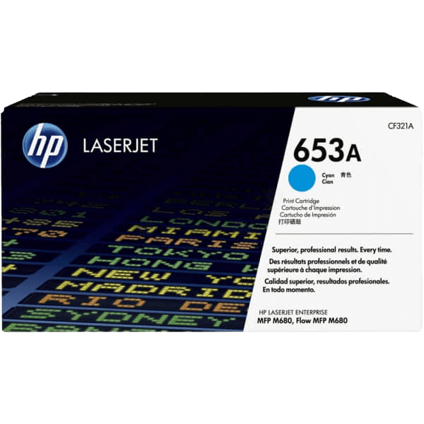 HP 653A / CF321A cyan toner - Original