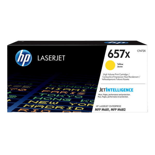 HP 657X / CF472X gul XL toner - Original
