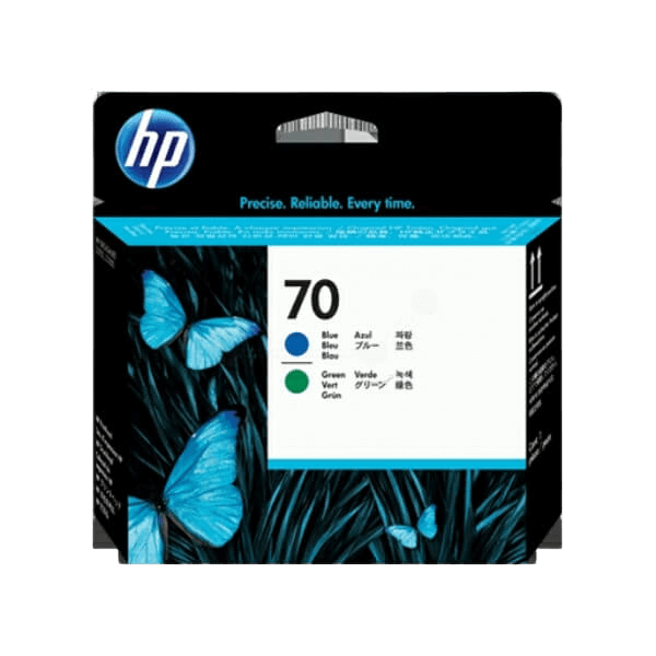 HP 70 / C9408A cyan printhoved - Original