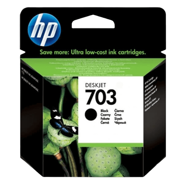 HP 703 / CD887AE sort blækpatron - Original