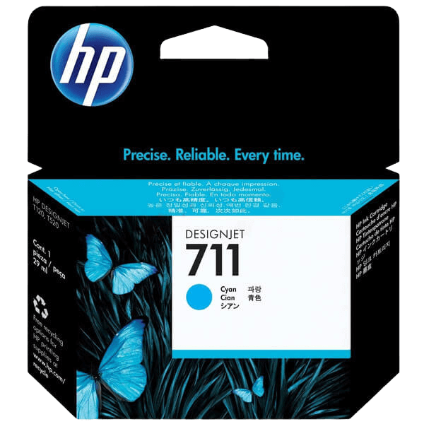 HP 711 / CZ130A cyan blækpatron - Original